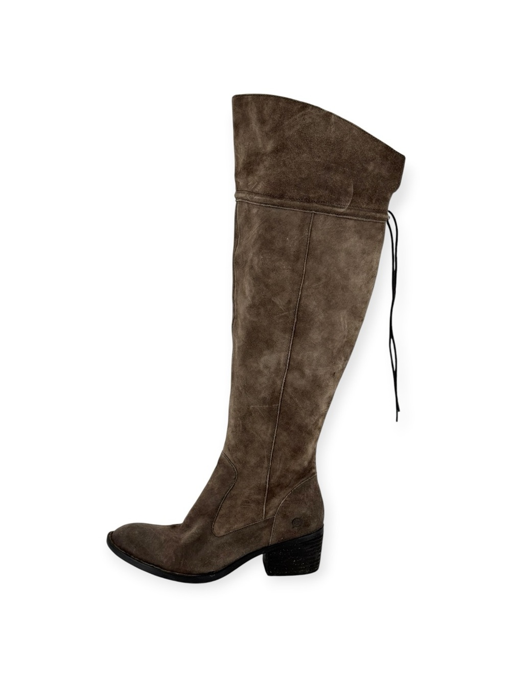 NWT Born Over-the-Knee Suede Boots in Taupe Brown
